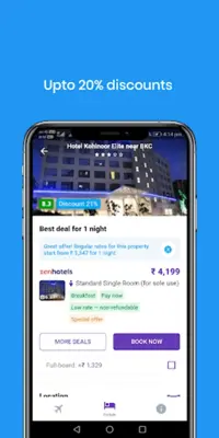 Whizz Cheap flights android App screenshot 1